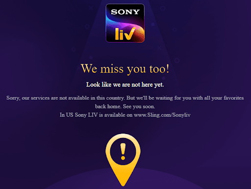 sonyliv error