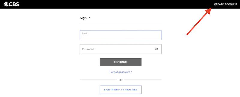 cbs create account