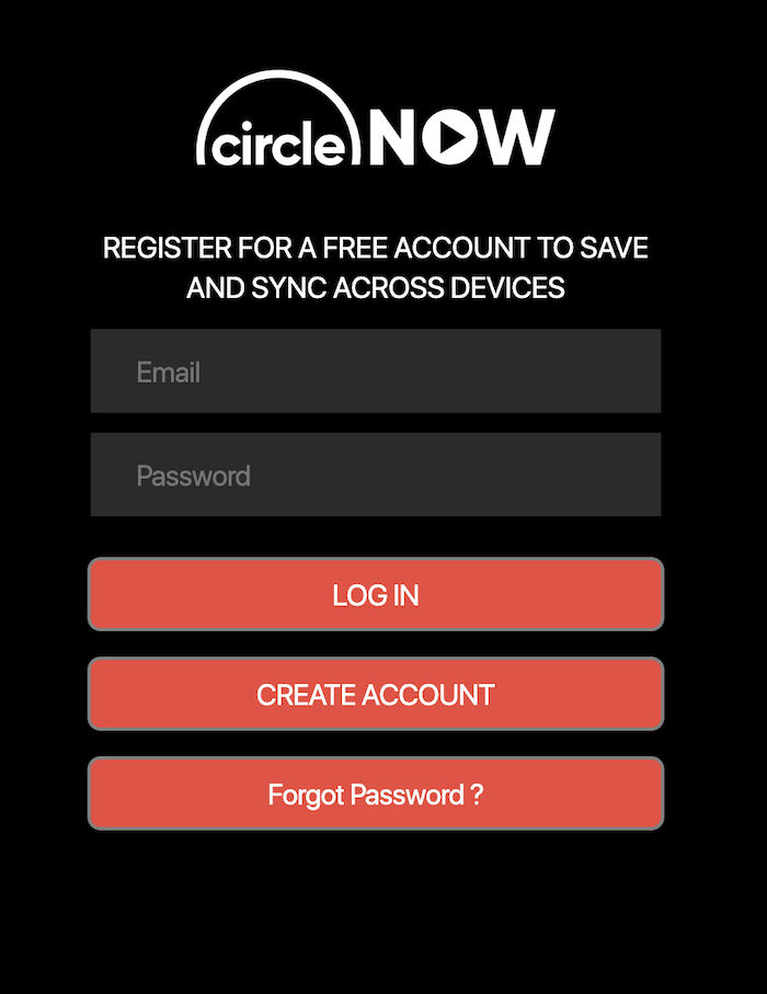 create account on circle tv