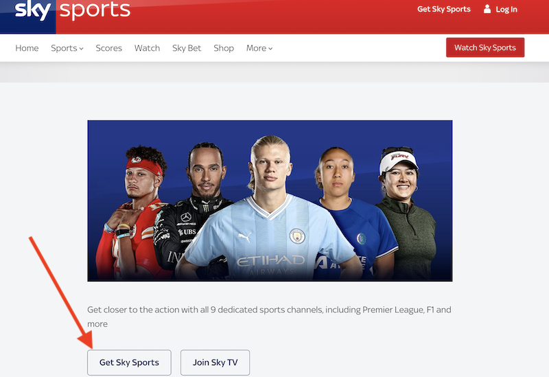 sky sports sign up