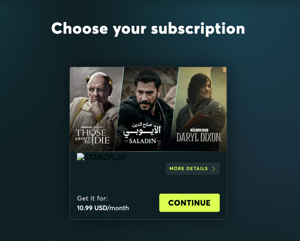 starzplay subscription