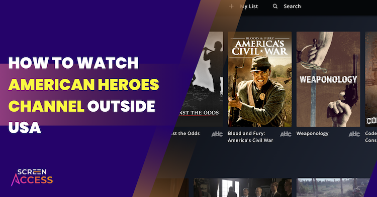 how to watch american heroes channel outside usa