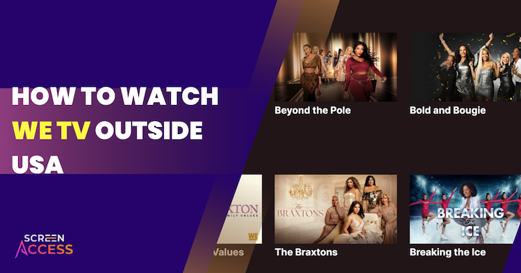 how to watch we tv outside usa