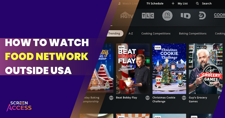 how to watch food network outside usa